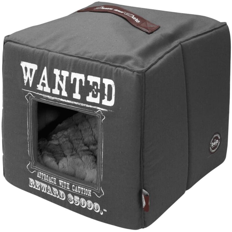 

Cama cubo de mascota Wanted 40x40x40 cm gris 671/432327 - Gris - D&d