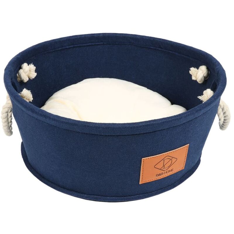 

Cama para perros fieltro azul 40x17x35cm - Azul - D&d