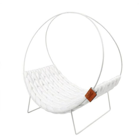 dd Cojín Quincy coussin blanc confortable pour chat 46x34x51 cm