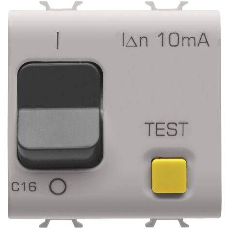 D.DIF.MTH 1P+N C16 10mA 230V CA 3KA BE GEWISS GW13488