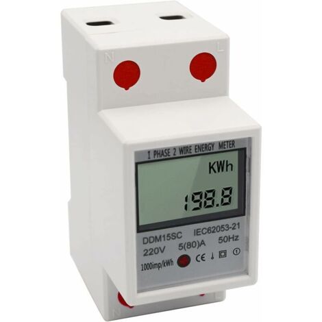 DDM15SC Contatore di energia elettrica multifunzione monofase 220V/50Hz 5-80A