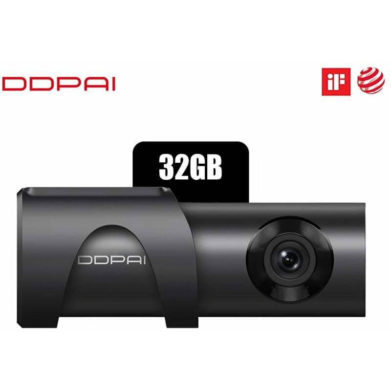 

Mini3 Drive Recorder 1600P Alta definicion 32G Deteccion de movimiento Vision nocturna Gran angular Regalos para vehiculos - Ddpai