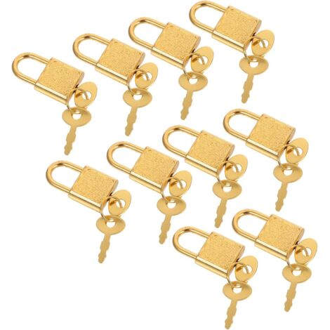 de 10 petits cadenas avec cl s dor es mini cadenas de pirate