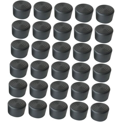 de 100 embouts ronds en caoutchouc pour pieds de chaises