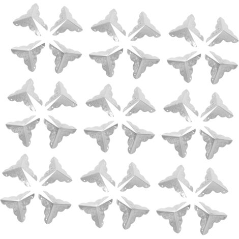 de 100 protections d angle triangulaires en fer pour tables