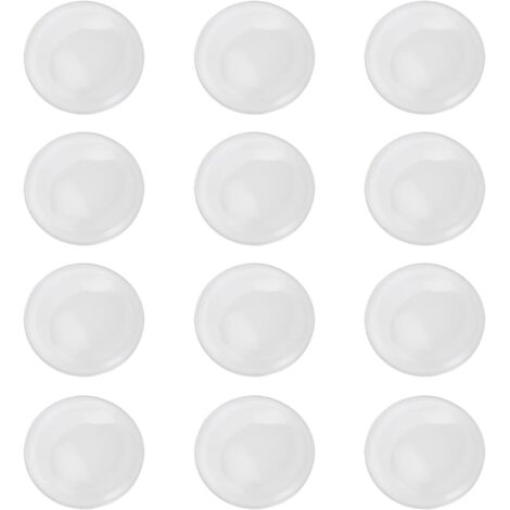 de 12 coussinets amortisseurs en silicone transparent