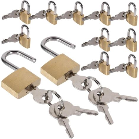 de 12 mini cadenas de s curit pour bagages agenda sac dos
