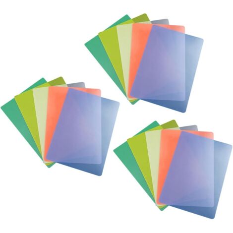 de 15 Planches D criture A4 21X30 CM en Plastique PP Mat