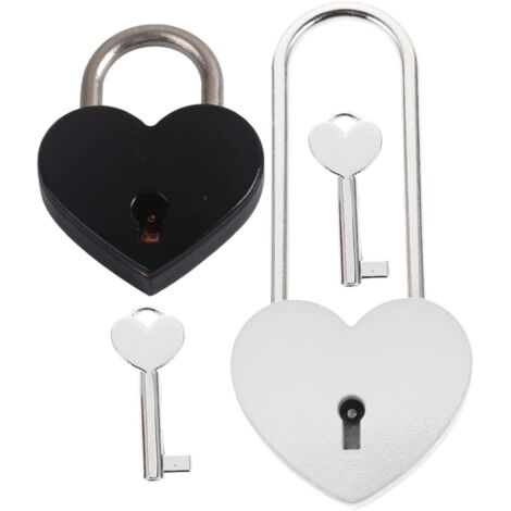 de 2 cadenas en forme de c ur avec cl s petit cadenas pour