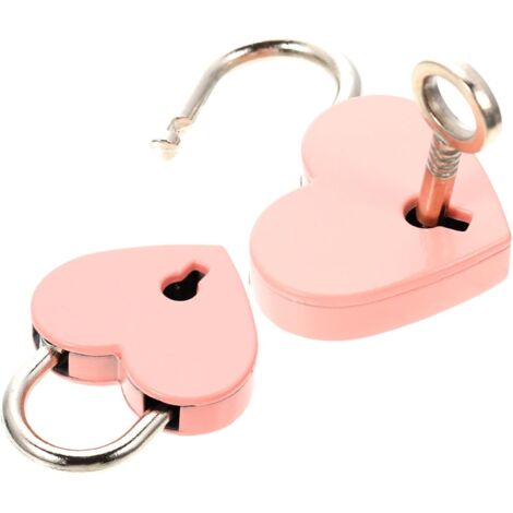 de 2 cadenas en forme de c ur petits cadenas pour bo te