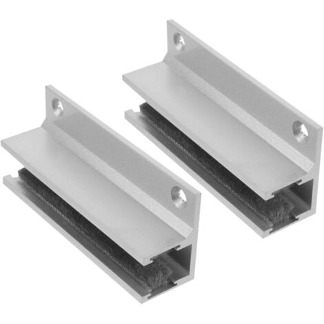 de 2 guides inf rieurs pour portes de douche coulissantes