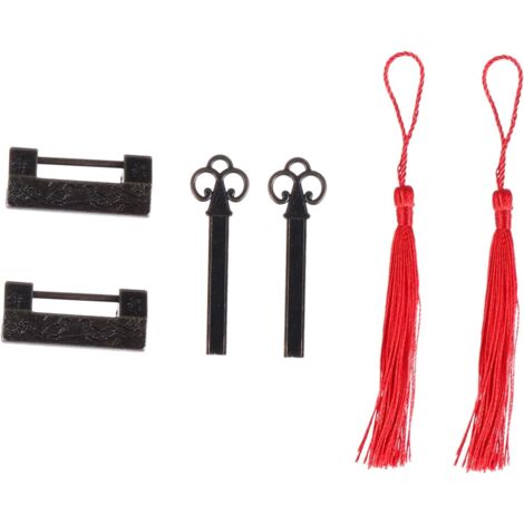 de 2 mini cadenas d coratifs de style chinois antique orn s