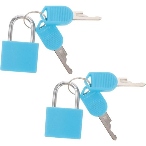de 2 petits cadenas de voyage pour casier serrures cl pour