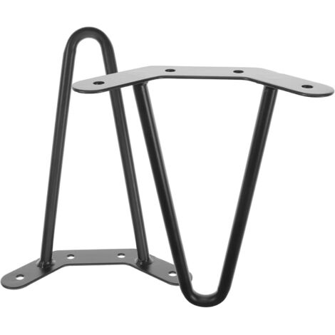 de 2 pieds de table basse en fer robustes et durables
