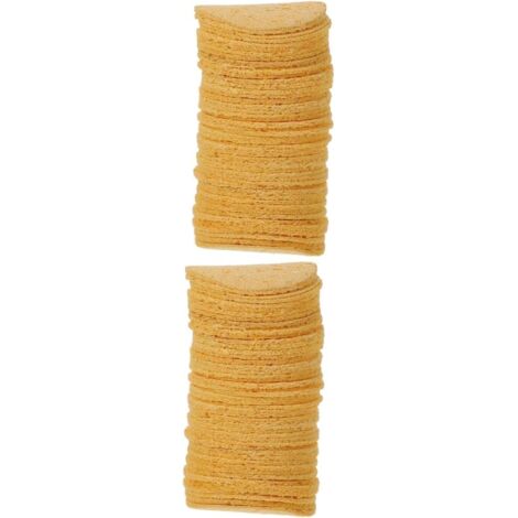 de 2 ponges de nettoyage rondes pour fers souder tampons