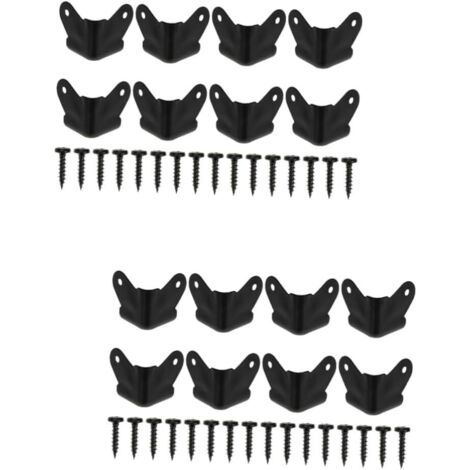 de 2 protections d angle en fer pour haut parleurs