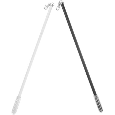 de 2 Tringles Rideaux Manuelles 50 CM Tiges DInclinaison