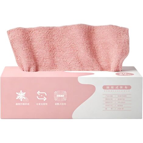 de 20 chiffons de nettoyage en microfibre absorbants