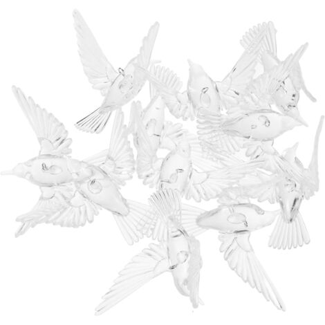 de 20 Pendentifs Suspendus d Oiseau Mouche en Acrylique