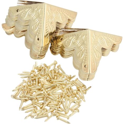 de 24 protections d angle en m tal antique pour bo tes et