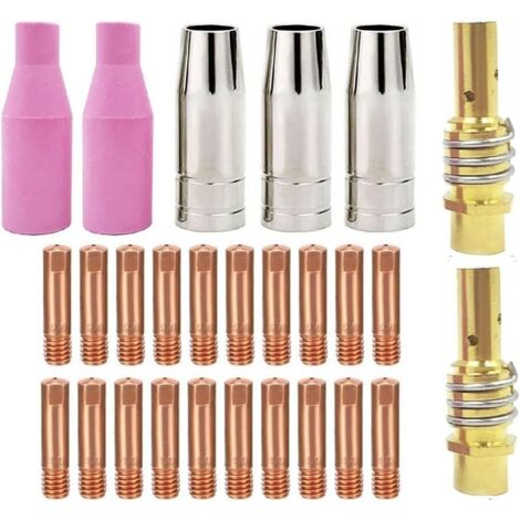 de 27 embouts de torche de soudage MIG buses 0 8 mm et 1 0