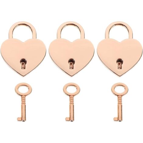 de 3 mini cadenas en forme de c ur pour d corer agendas bo