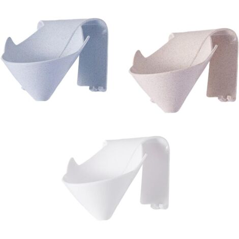 de 3 porte savons muraux avec gouttoir support de suspension