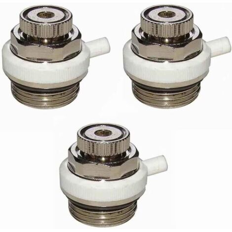 de 3 valves de purge automatique pour radiateur 1 2 pour BSP