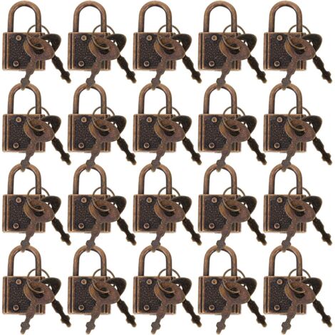 de 30 mini cadenas r tro pour valises avec cl petits cadenas