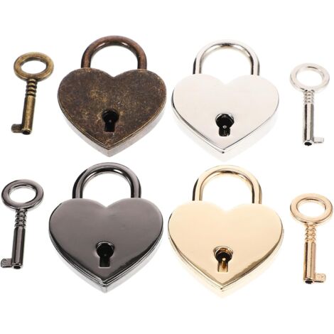 de 4 cadenas pour couples petits cadenas en forme de c ur