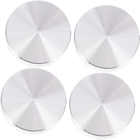 de 4 disques adaptateurs ronds en alliage d aluminium argent