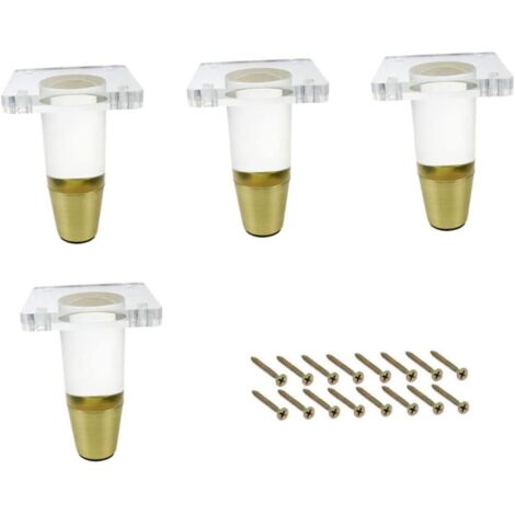de 4 pieds de canap en acrylique transparent pour meubles