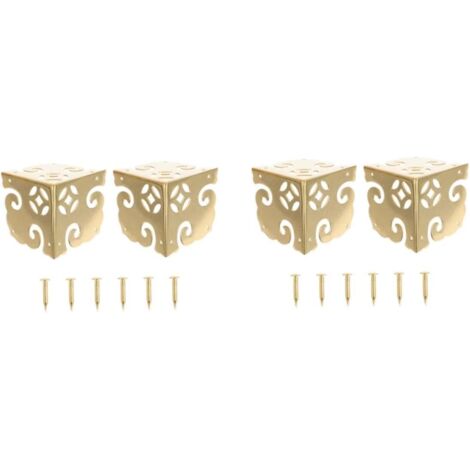 de 4 protections d angle vintage pour bo tes d coratives et