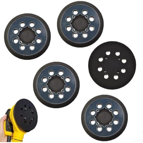 de 5 patins de pon age ronds de 125 mm 8 trous pour ponceuse