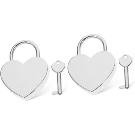 de 5 petits cadenas en forme de c ur tui de rangement mini