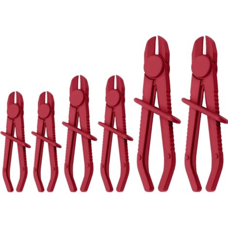 de 6 colliers de serrage pour tuyaux Utilisation long terme