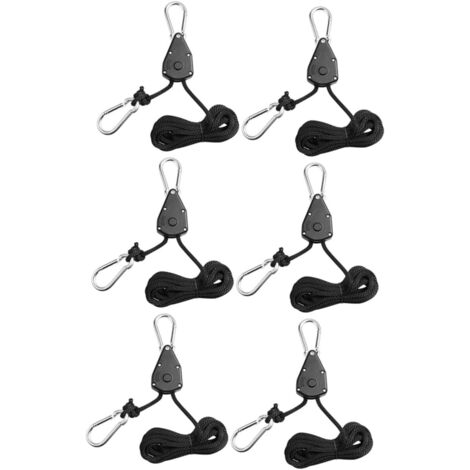 De 6 Cordes De Levage R glables Pour Lampes De Croissance
