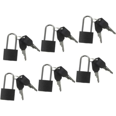 de 6 petits cadenas avec cl s de rechange pour casiers de
