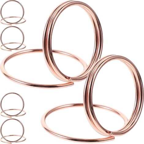 de 6 porte m mos en m tal dor rose forme de notes de musique
