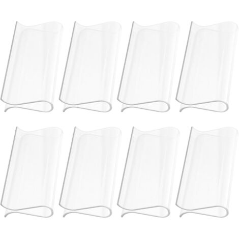 de 8 Poignes Transparentes pour Stores Enrouleurs Pinces de