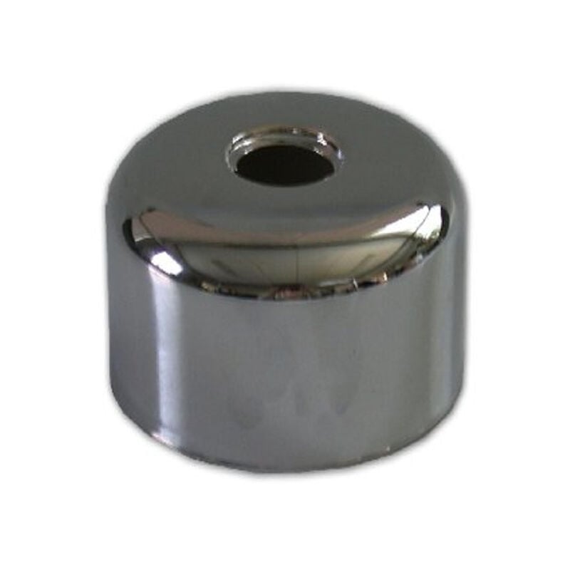 De beer écusson à vis 3/4 20mm de hauteur 90mm d'extérieur p/paire laiton chromé