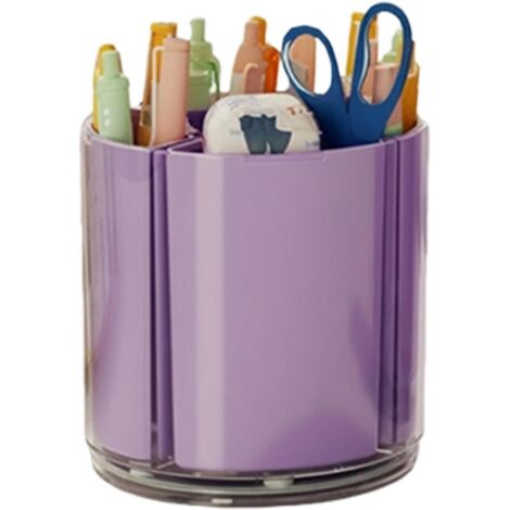 de bureau Porte stylo rotatif multi compartiments Bote de