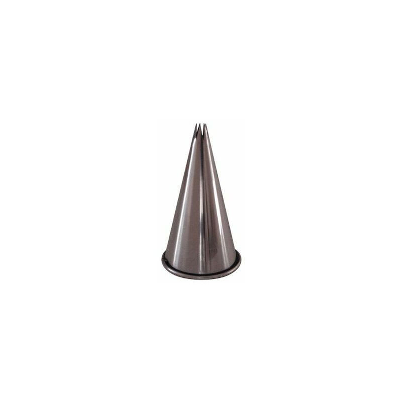 

De Buyer 2112.11N - Boquilla acanalada para manga pastelera (acero inoxidable)