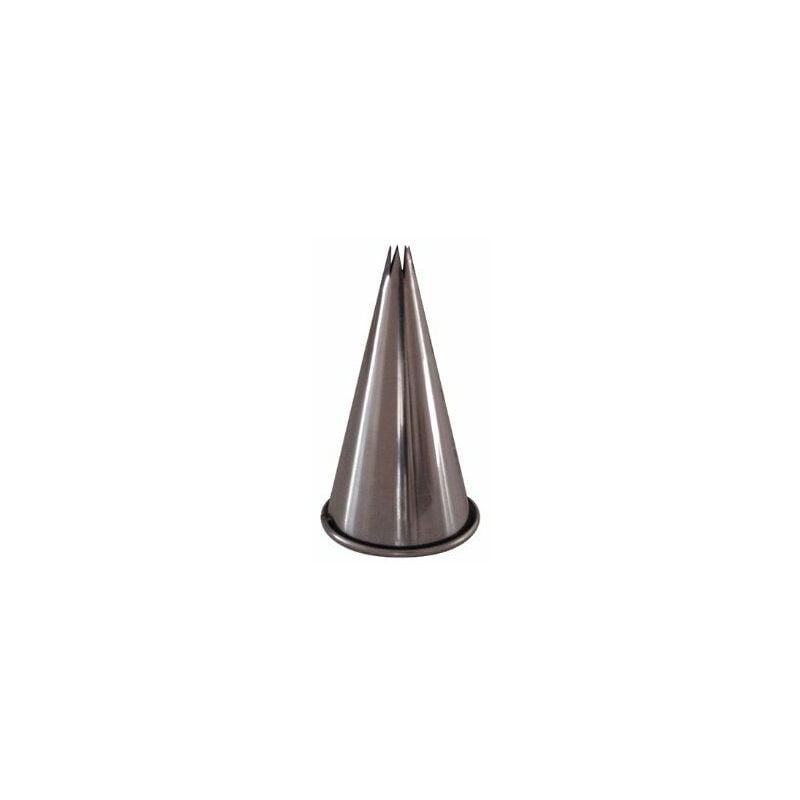 

De Buyer 2112.21N - Boquilla acanalada para manga pastelera (acero inoxidable)
