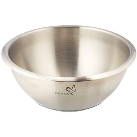 De Buyer - 3373.20 - Bastardella senza maniglie e base - inox/silicone - 20 cm