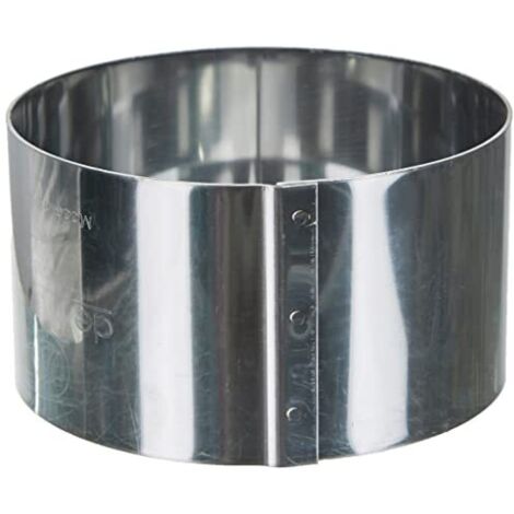 De Buyer 3989.08, Anello Collectivité in acciaio inox, diametro: 8 cm, altezza 4,5