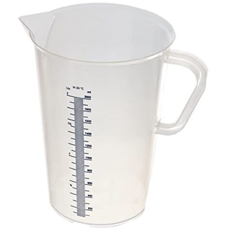 De Buyer 4021.20N - Caraffa graduata, in plastica, 2L