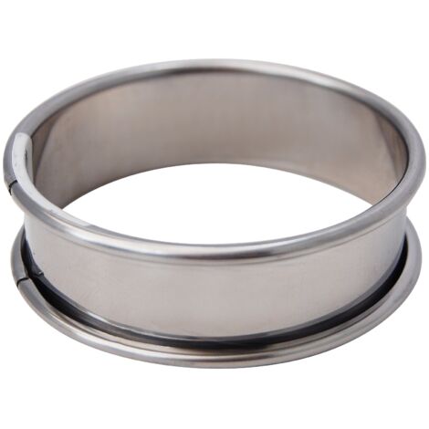 De Buyer Acciaio Inox Stampo ad Anello Circolare con Bordo Arrotondato, diam 6 cm, 3091.06N, Inossidabile