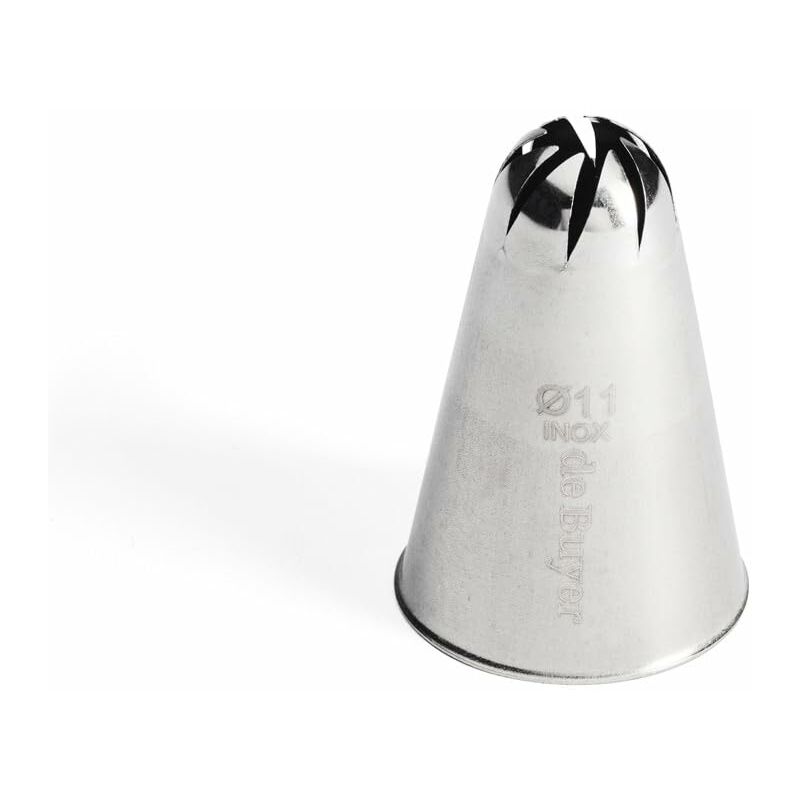 Beccuccio con foro a rosa in acciaio inox