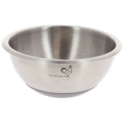 De Buyer - Cul de poule inox 20 cm fond en silicone